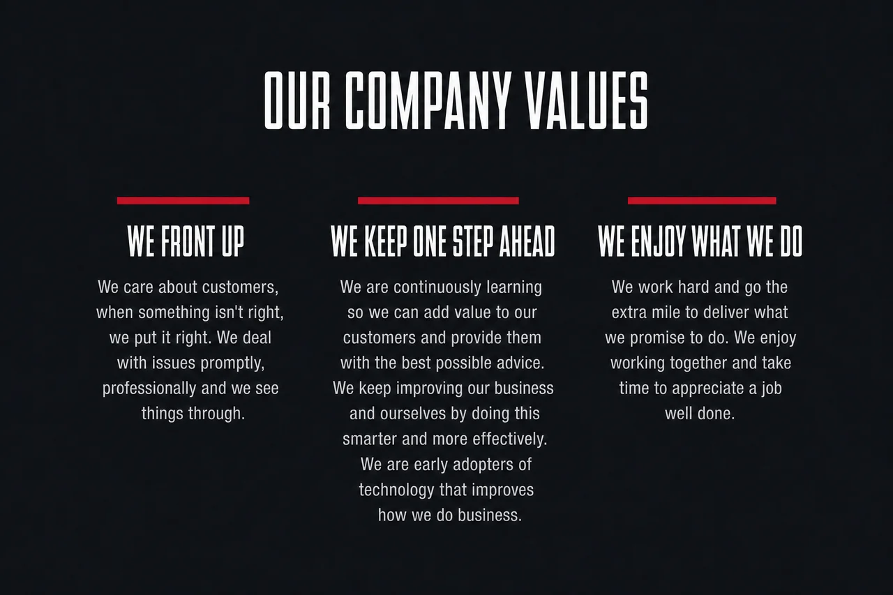 NDS company values